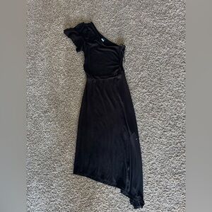 Old Navy One-Shoulder Black Dress